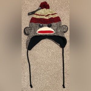 Sock Monkey Hat new with tags